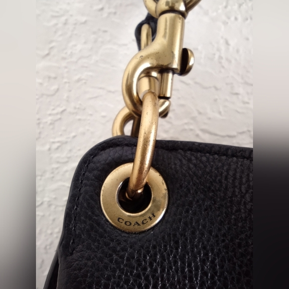 COACH Black Tabby Hobo Crossbody Bag - Picture 7 of 17